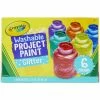 Crayola Washable Glitter Paint 6 Colour -Little Brian Sales Store 03a08ec93caa209e27ae33ecc1302f8c thumb