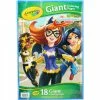 Crayola Giant Colouring Pages DC Girls