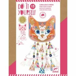 Djeco Do It Yourself Kitty Wind Chimes