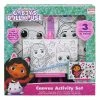 Gabbys Dollhouse Gabbys Dollshouse Paint On Canvas With 3 Canvases & Paints