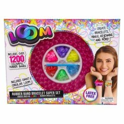 Other Loom Deluxe Set With 36cm Loom X 2 & 1200 Bands