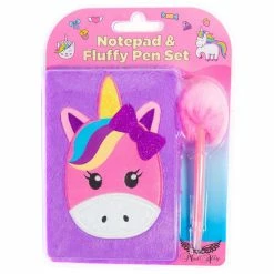 Mad Ally Notebook & Pen Purple Unicorn