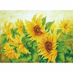 Diamond Dotz Hazy Daze Sunflowers 35cm X 27cm