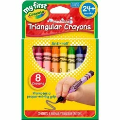 Crayola My First Washable Triangular Crayons
