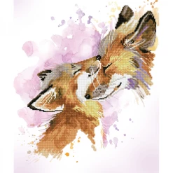 Diamond Dotz Fox Bliss 50cm X 58cm