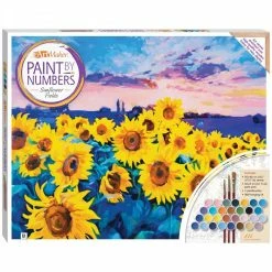 Art Maker Paint By Numbers On Canvas Sunflower Fields