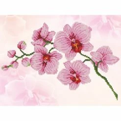Diamond Dotz Orchid Spray 27cm X 37cm