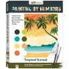 Art Maker Paint By Numbers Tropical Sunset