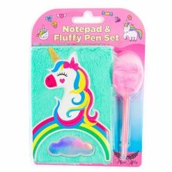 Mad Ally Notebook & Pen Rainbow Unicorn